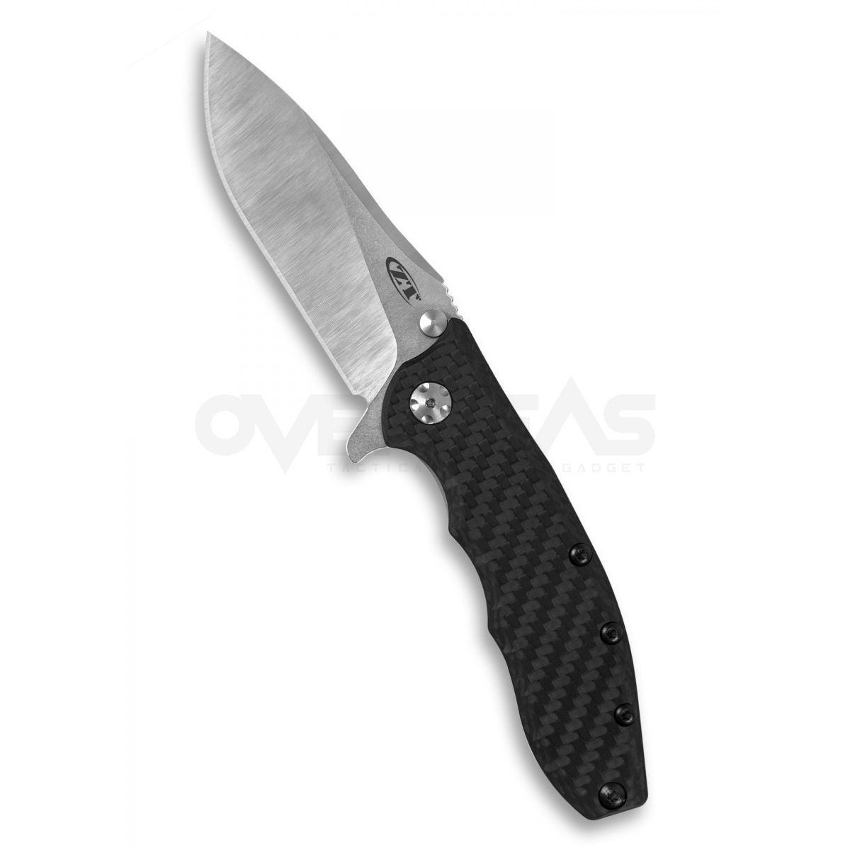 Zero Tolerance 0562CF Hinderer Knife Carbon Fiber (CPM-20CV 3.5" Satin/Stonewash),ZT0562CF