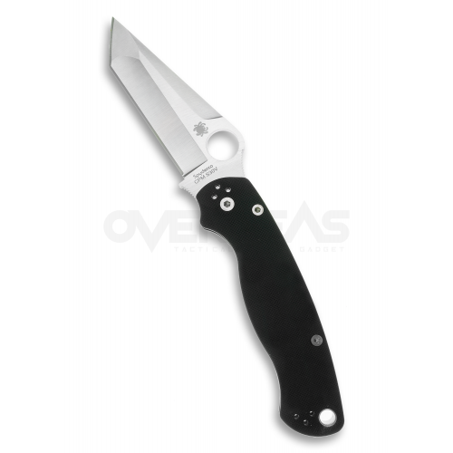 มีดพับ Spyderco Paramilitary 2 Tanto BHQ Exclusive Compression Lock Knife G-10 (S30V 3.4" Satin),C81GPT2