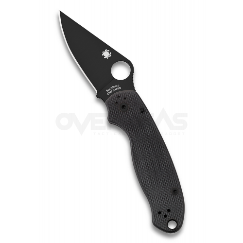 Spyderco Para 3 Compression Lock Knife Black G-10 (S45VN 3.0" Black DLC),C223GPBK