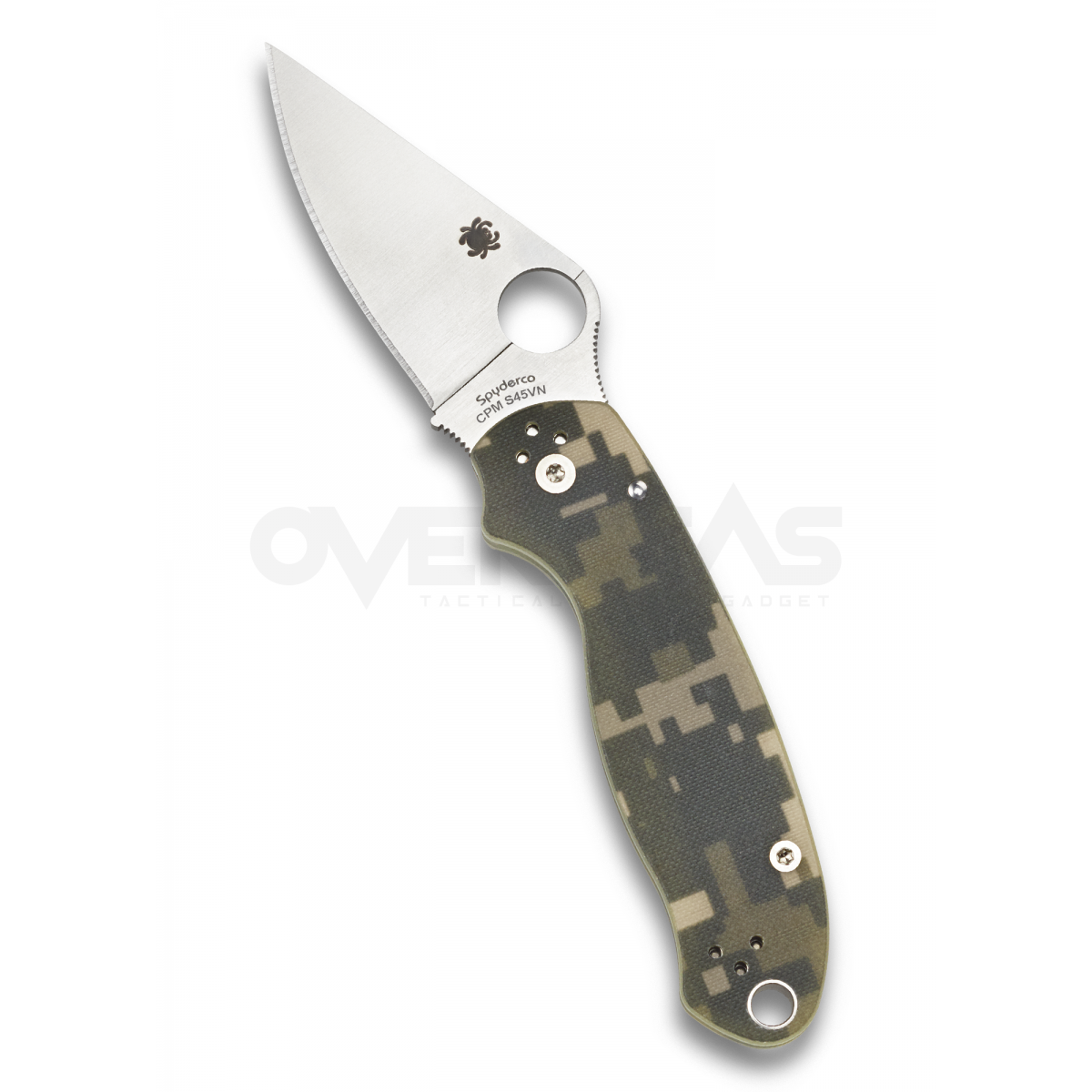 มีดพับ Spyderco Para 3 Compression Lock Knife Black G-10 (S45VN 3.0" Satin),C223GP