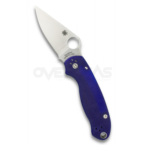 มีดพับ Spyderco Para 3 Compression Lock Knife Blue G-10 (S110V 3.0" Satin),C223GPDBL