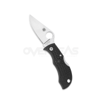 มีดพับสำหรับห้อยพวงกุญแจ Spyderco ManBug Lightweight Black FRN (VG-10 1.95" Satin),MBKP