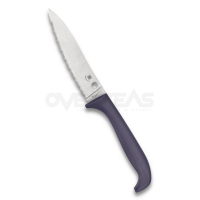 Spyderco Mini Paring Knife 2 Plain Wharncliffe Blade, Black