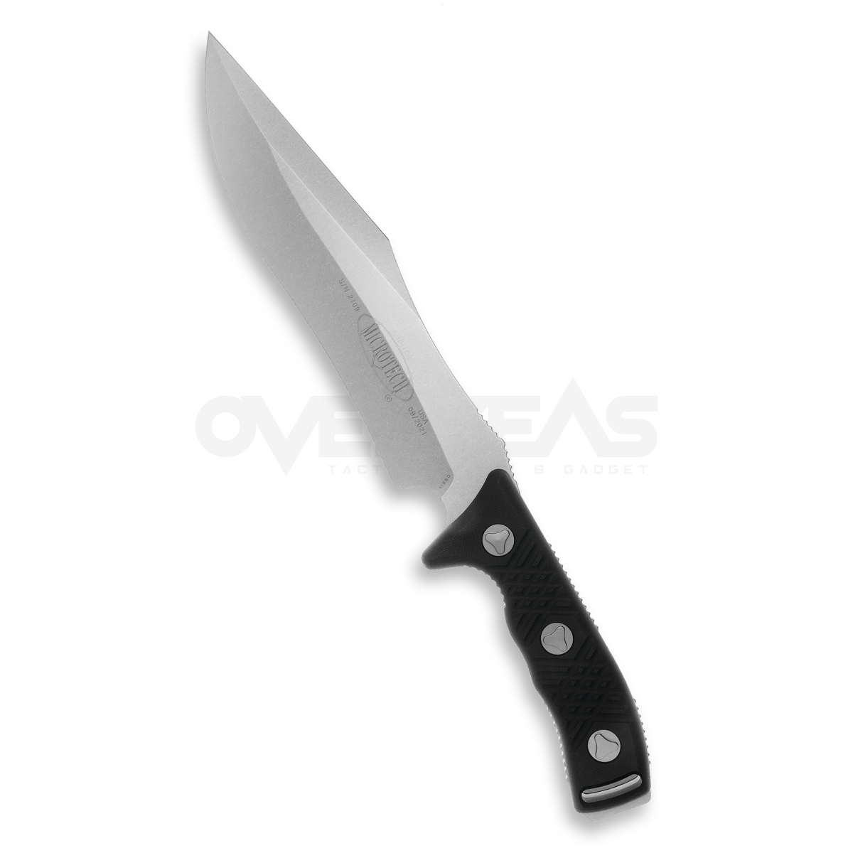 Microtech Arbiter Fixed Blade Knife (M390 8.75" Stonewash),104-10