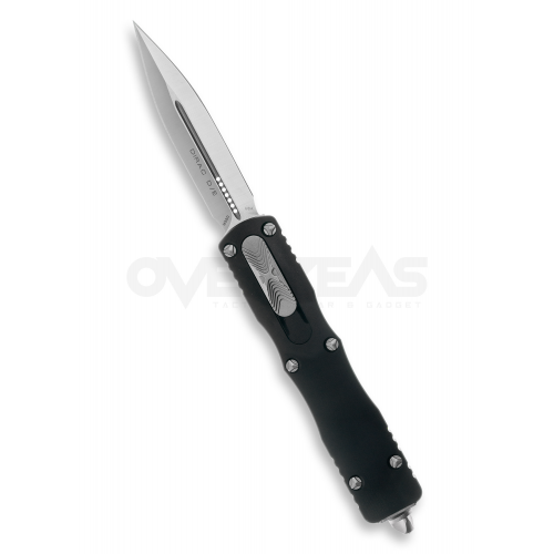 มีดออโต้ Microtech Dirac Dagger OTF Automatic Knife Black (M390 2.88" Satin),225-4 *PROTOTYPE*