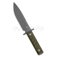 Zero Tolerance 0006 Fixed Blade Knife OD Green G-10 (CPM 3V 6.0" Gray),ZT0006