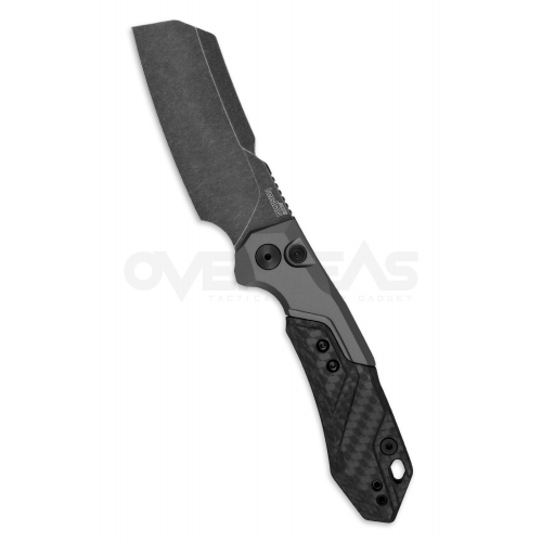มีดออโต้ Kershaw Launch 14 Automatic Knife Cleaver Gray Al (154CM 3.4" Black SW),7850