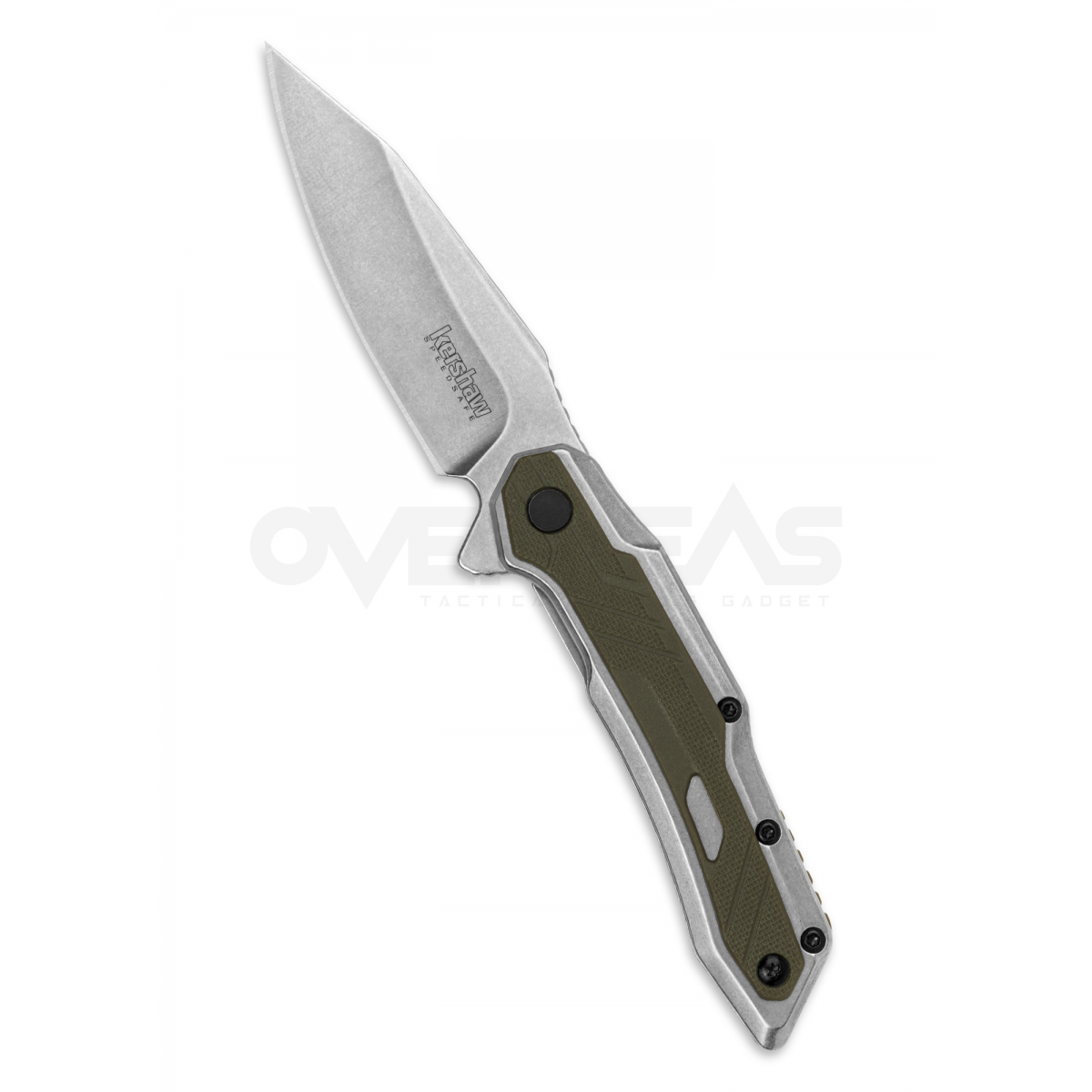 Kershaw Salvage Reverse Tanto Spring Assisted Knife Steel/GFN (8Cr13Mov 2.9" SW),1369