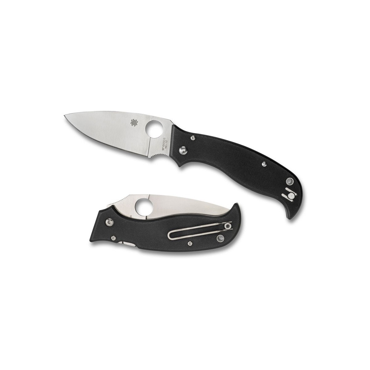 มีด Spyderco C140GP SuperLeaf Folding Knife 3-7/16" VG10 Plain Blade, G10 Handles