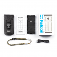 ไฟฉาย WUBEN X1 EDC Brightest Light 12000 lumens Black (3 X CREE HXP70.2),X1-BLACK