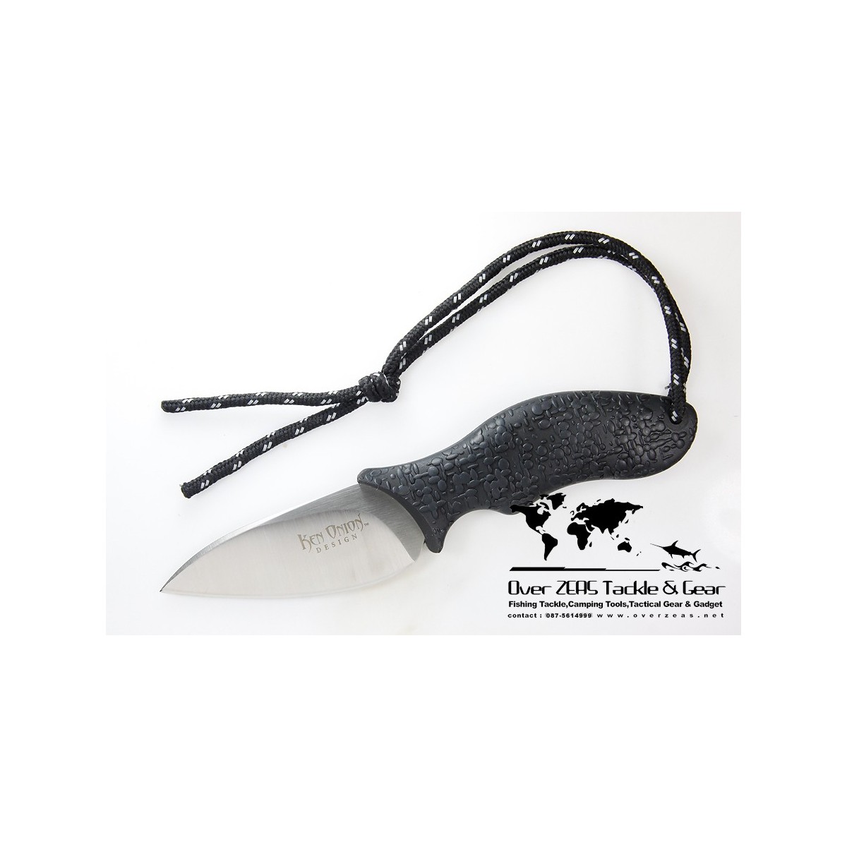 มีด Columbia River Ken Onion Skinner Fixed 3.75" Bohler K110 Tool Steel Satin Blade, Leather Sheath