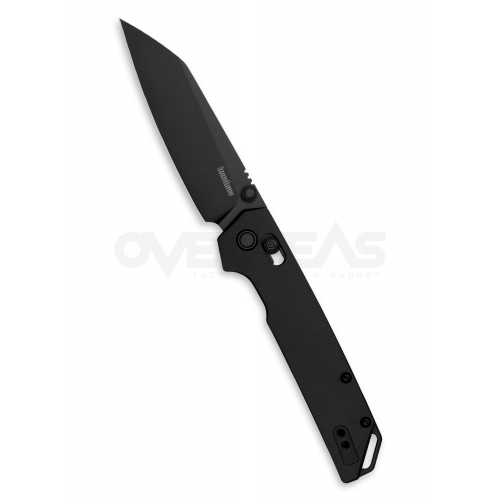 มีดพับ Kershaw Iridium Reverse Tanto DuraLock Black Aluminum (D2 3.4" Black),2038RBLK