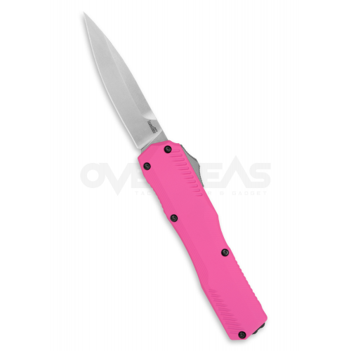 มีดออโต้ Kershaw Livewire D/A OTF Automatic Knife Pink Aluminum (MAGNACUT 3.4" Stonewash),9000PINK *Limited Run*