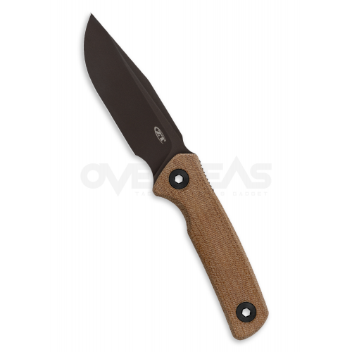 มีดใบตาย Zero Tolerance 0004 Fixed Blade Knife Canvas Micarta (Cru-Wear 4.2" Dark Bronze),ZT0004