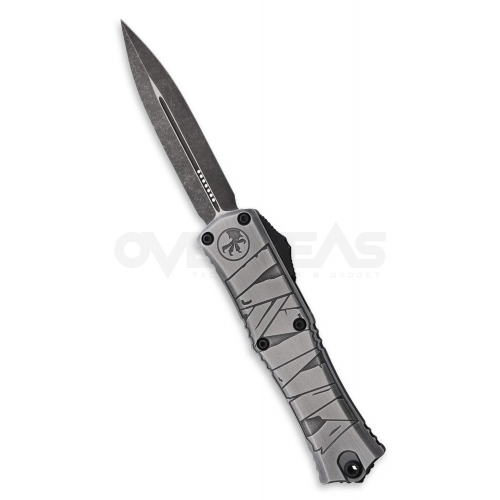 มีดออโต้ Microtech Hera II Mini D/E SS Mummy Wrap Brushed Metal (M390MK 2.9" Dark Stonewash),1702M-1BMHWMYS
