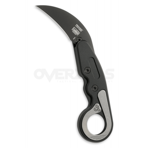มีดพับคาร้มบิท CRKT Provoke Kinematic Morphing Karambit Folding Knife Black Aluminum (D2 2.4" Black),4040