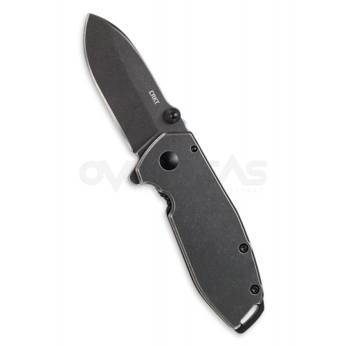 มีดพับ CRKT Burnley Squid Assisted Frame Lock Knife (8Cr14Mov 2.4" Black Stonewash),2493