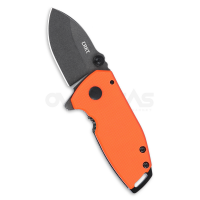 มีดพับ CRKT Burnley Squid Compact Assisted Frame Lock Orange G-10 (D2 1.75" Black SW),2486