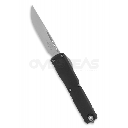 Microtech Ultratech ZBP Gen III S/E OTF Automatic Knife Black (M390MK 3.5" Stonewash),1121-10