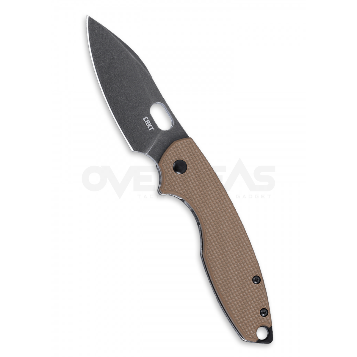 มีดพับ CRKT Pilar III Frame Lock Knife Brown G-10 (D2 3.0" Black Stonewash),5317B