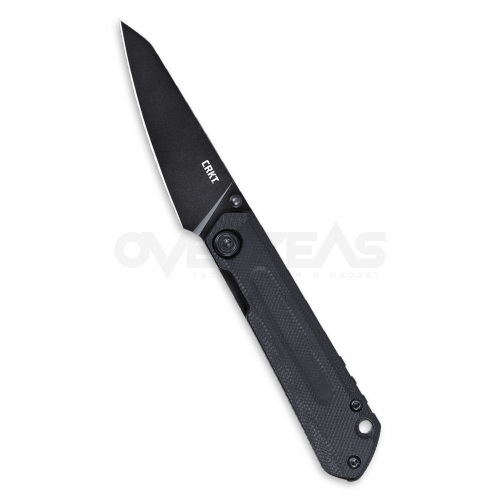 CRKT Straight Frame Lock Knife Black G-10 (D2 2.6" Black),2670
