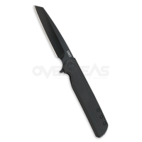 CRKT LCK Spring Assisted Reverse Tanto Black FRN (8Cr13Mov 3.3" Black),3802K