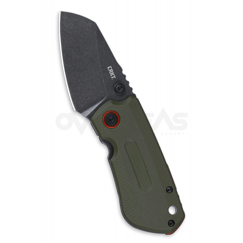 CRKT Schwarz Overland Compact Frame Lock OD Green G-10 (D2 2.24" Black),6277