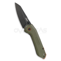 CRKT Schwarz Overland Frame Lock OD Green G-10 (8Cr13Mov 2.99" Blackwash),6280