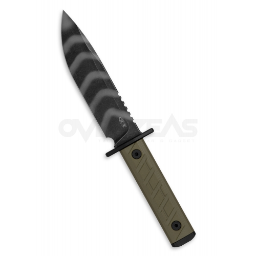 มีดใบตาย Zero Tolerance 0006TSOL Fixed Blade Knife OD Green G-10 (CPM 3V 6.0" Tigerstripe Cerakote),ZT0006TSOL *LIMITED*
