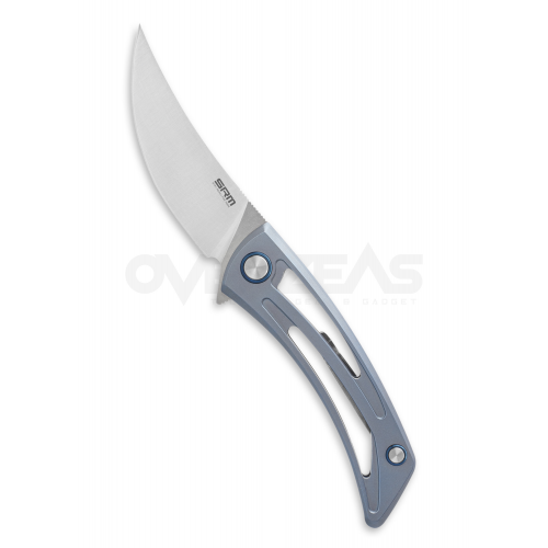 มีดพับ SRM Unicorn Titanium Frame Lock (154CM 2.75" Satin),7415-TE