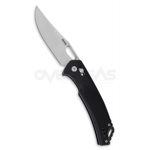SRM Retreiver Ambi Lock Black G-10 (D2 3.5" Satin),9201