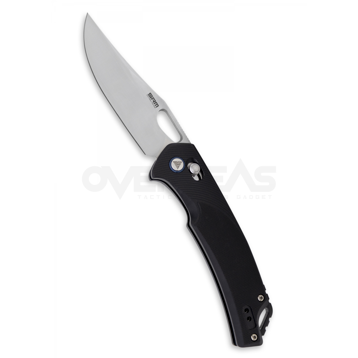 SRM Retreiver Ambi Lock Black G-10 (D2 3.5" Satin),9201