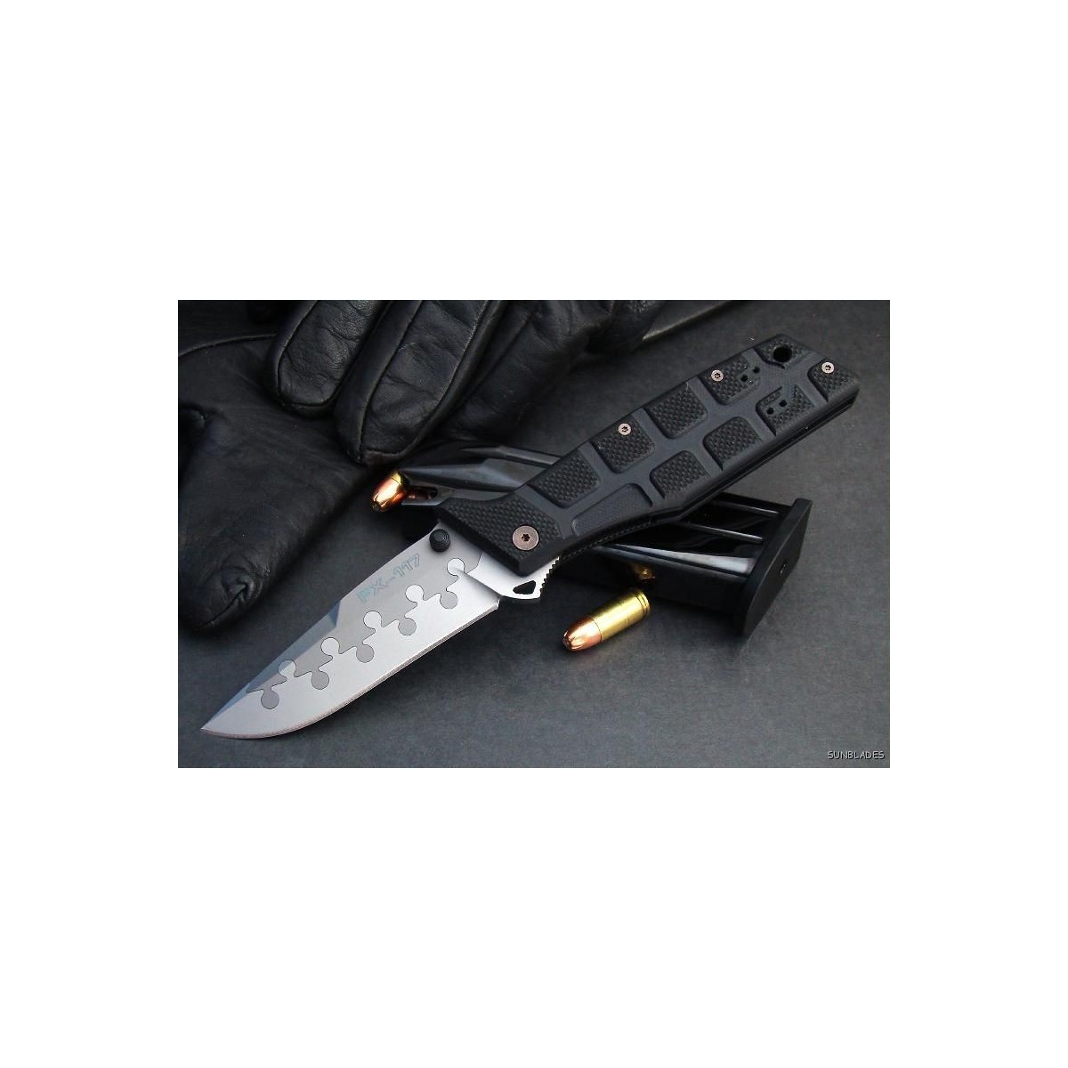 มีดพับ FOX N.E.R.O "NIGHTHAWK? COBALTITAN FOLDER