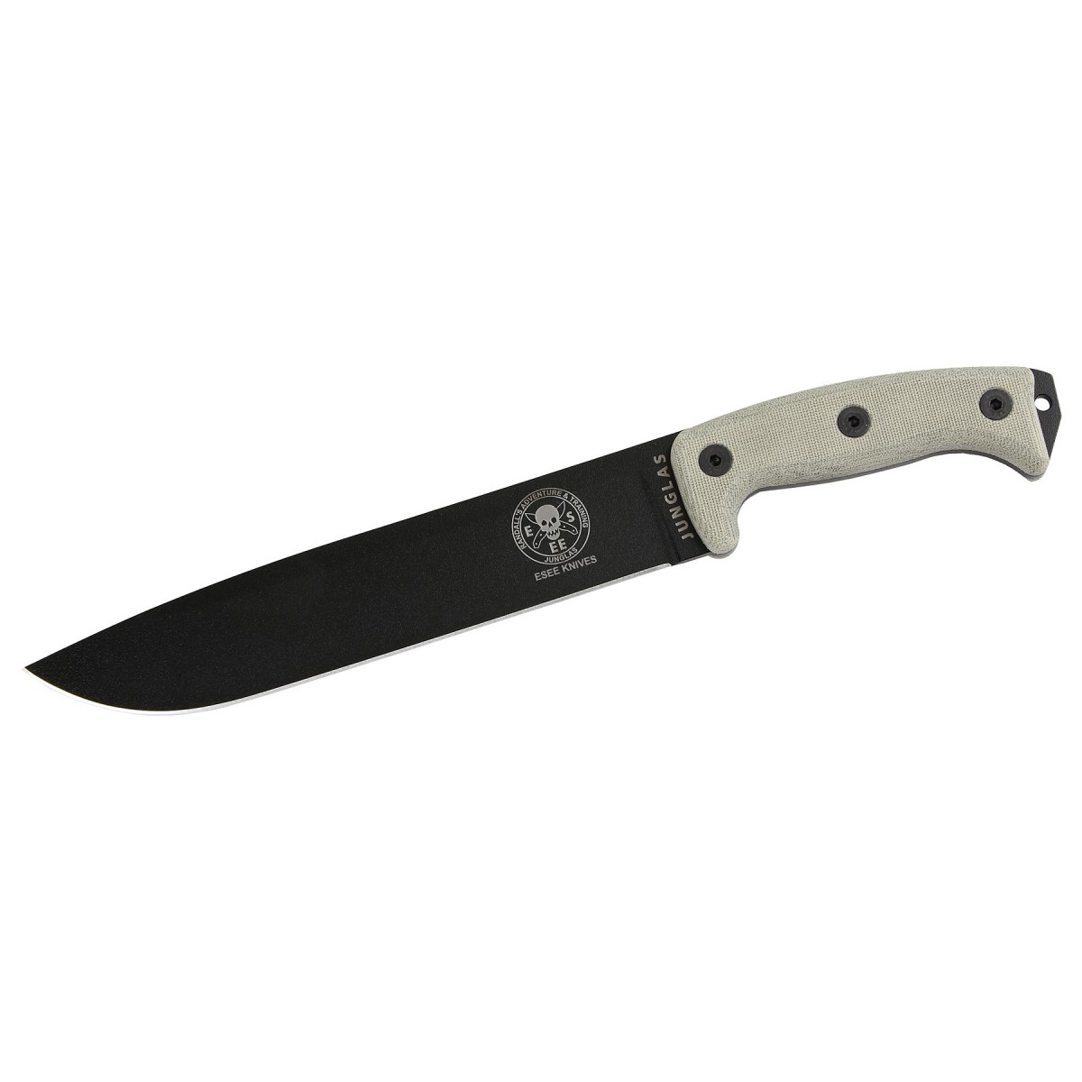 มีดใบตาย ESEE Knives Junglas Machete 10" Blade, Micarta Handles, Kydex Sheath