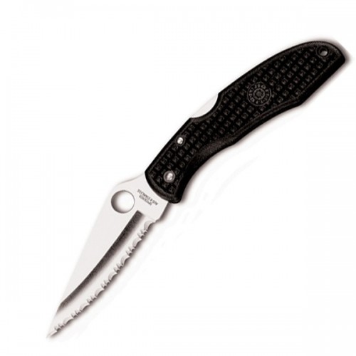 Endura 4,Black FRN Handle, Serrated 