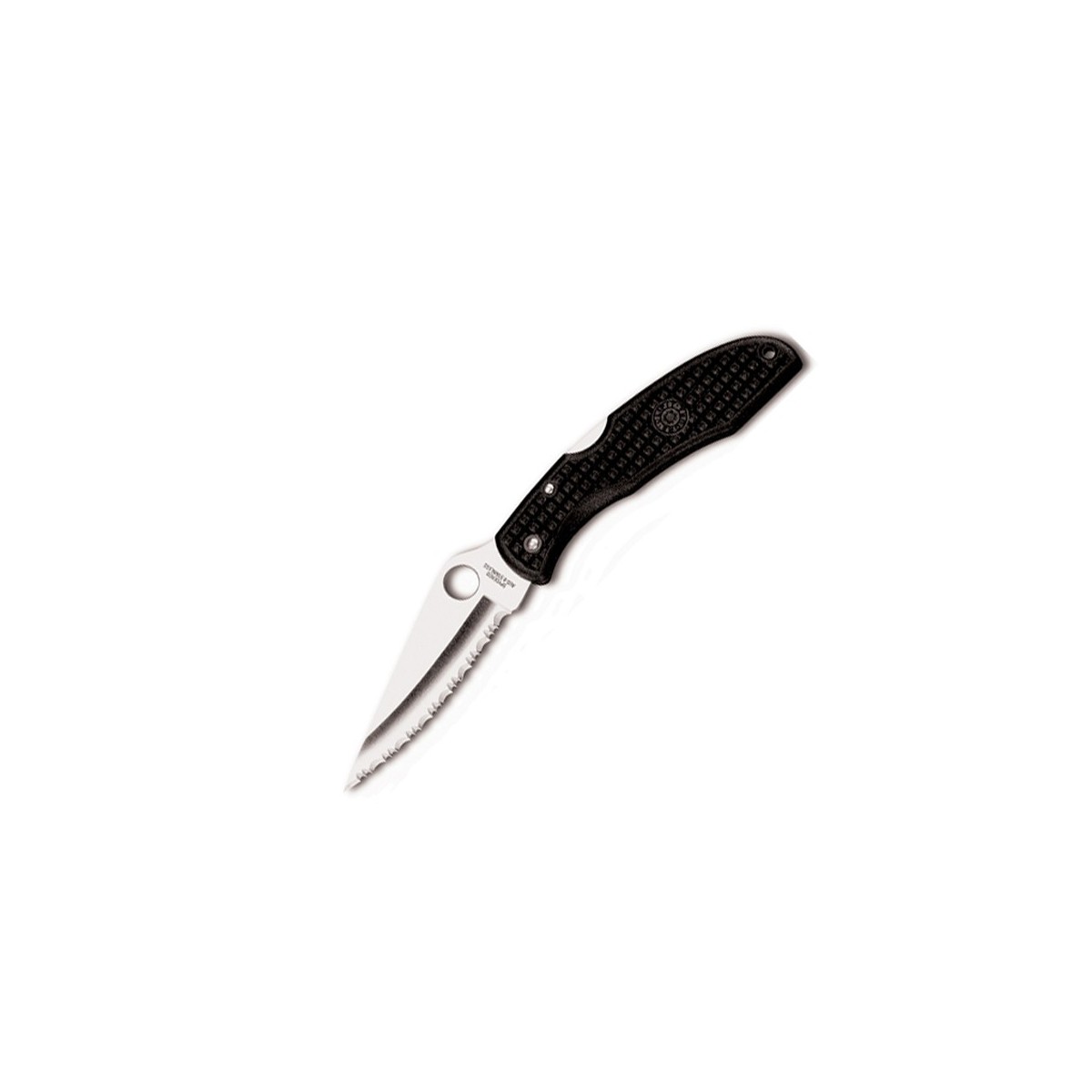 Endura 4,Black FRN Handle, Serrated 