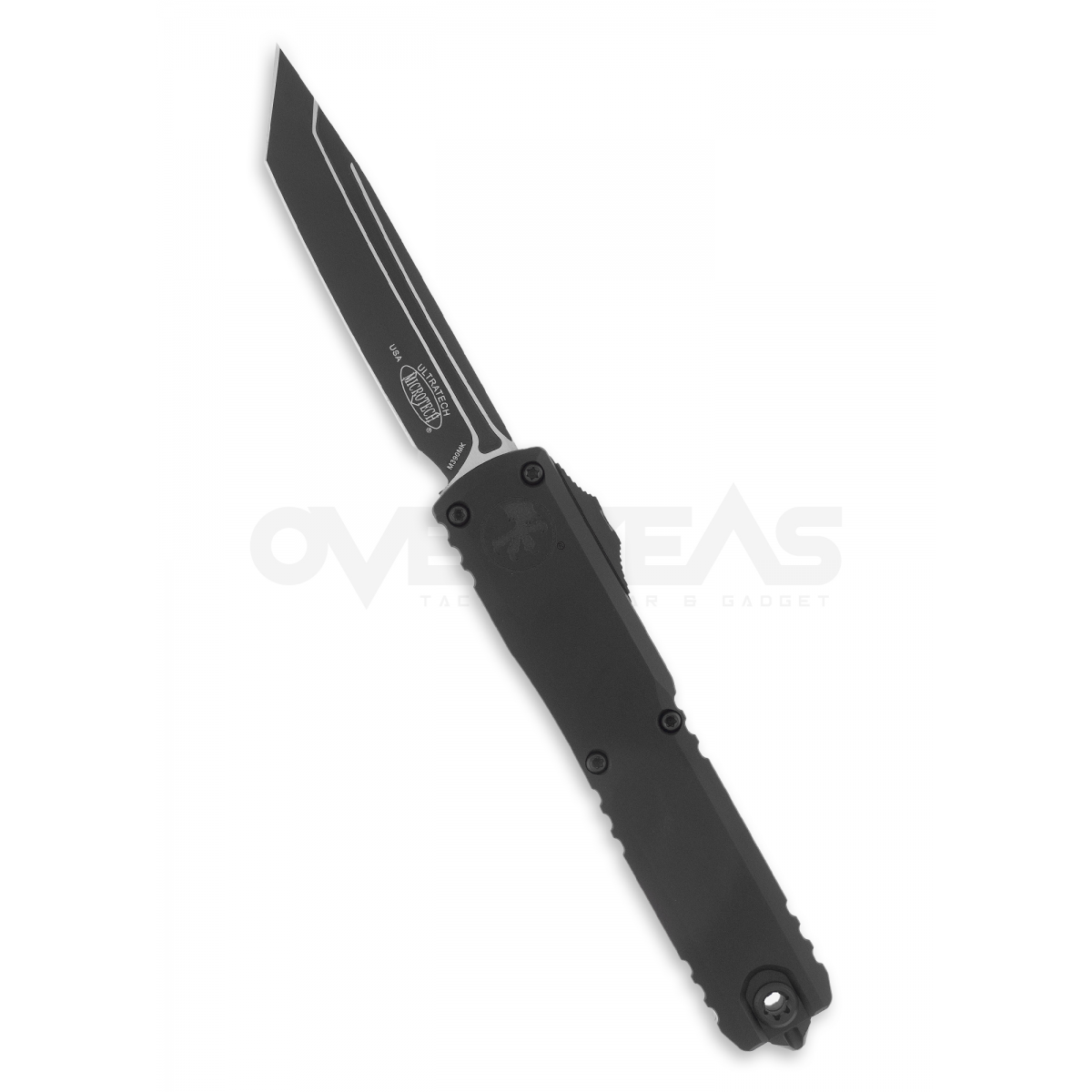 Microtech Ultratech ZBP Gen III T/E OTF Automatic Knife Black Tactical (M390MK 3.5" Black),1123-1T