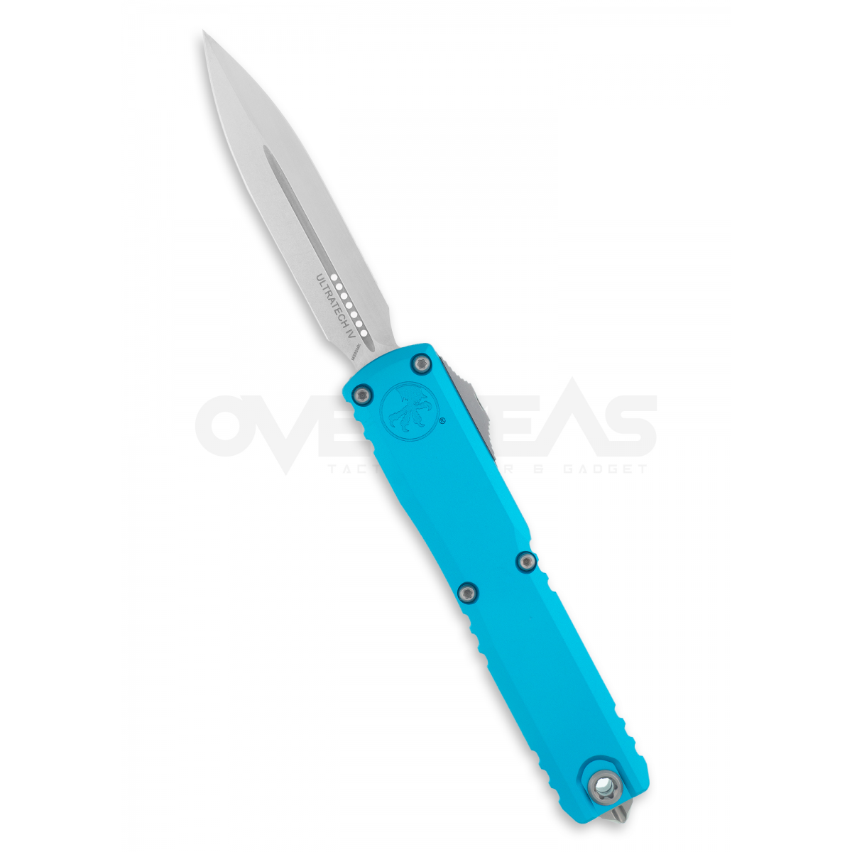 มีดออโต้ Microtech Ultratech Gen IV D/E OTF Automatic Turquoise Aluminum (M390MK 3.5" Stonewash),11224-10TQ