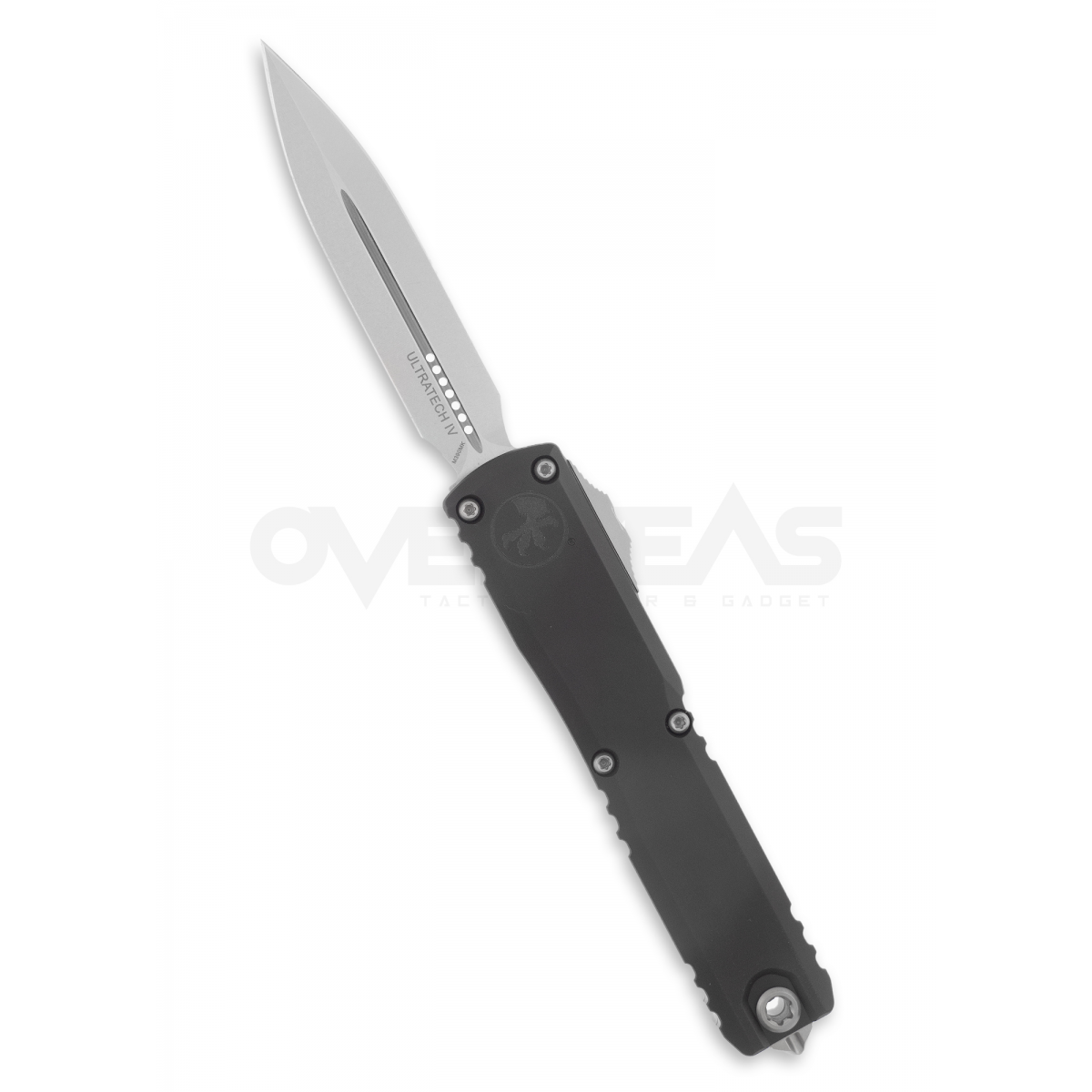 มีดออโต้ Microtech Ultratech Gen IV D/E OTF Automatic Black Aluminum (M390MK 3.5" Stonewash),11224-10