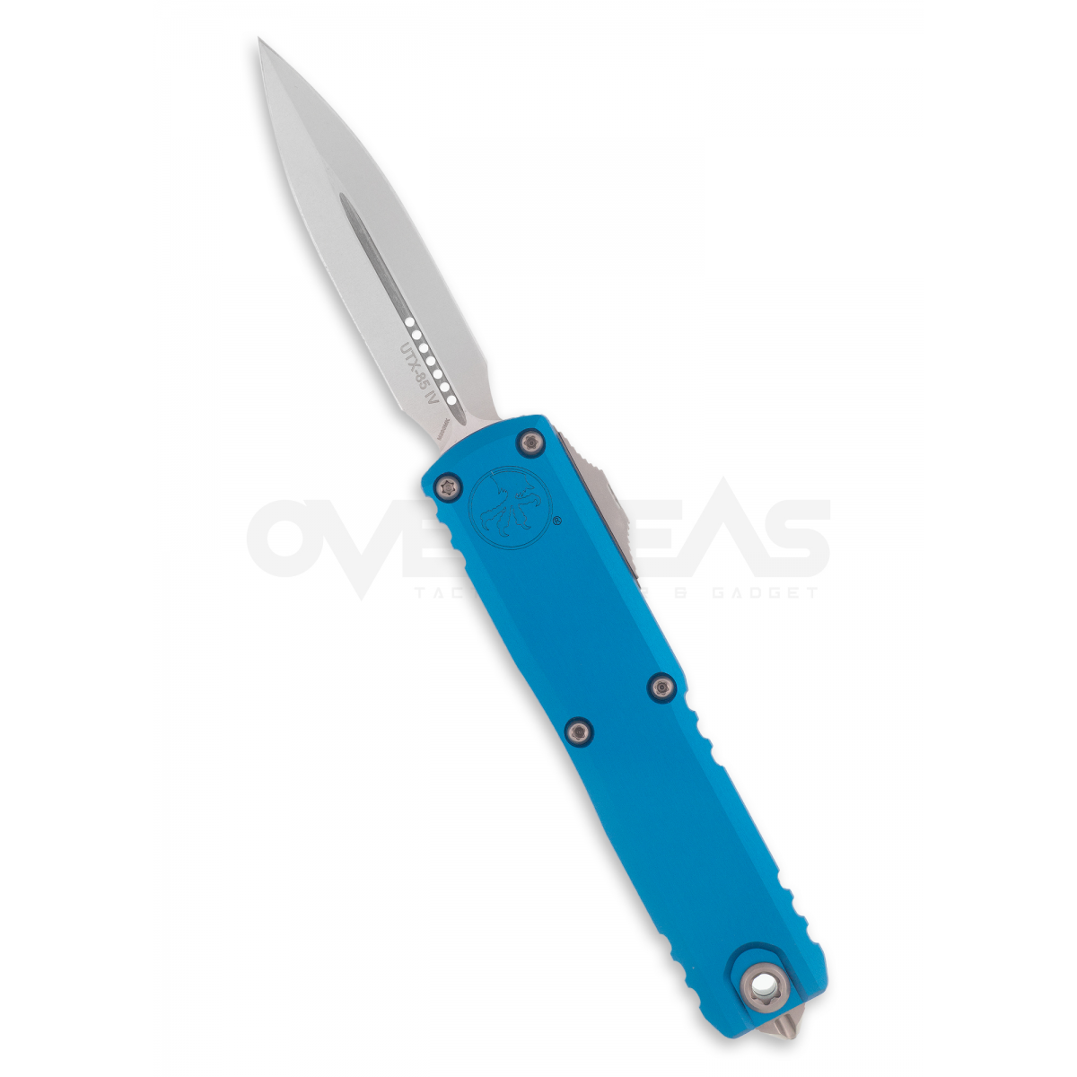 มีดออโต้ Microtech UTX-85 Gen IV D/E OTF Automatic Knife Blue (M390MK 3.125" Stonewash),12324-10BL