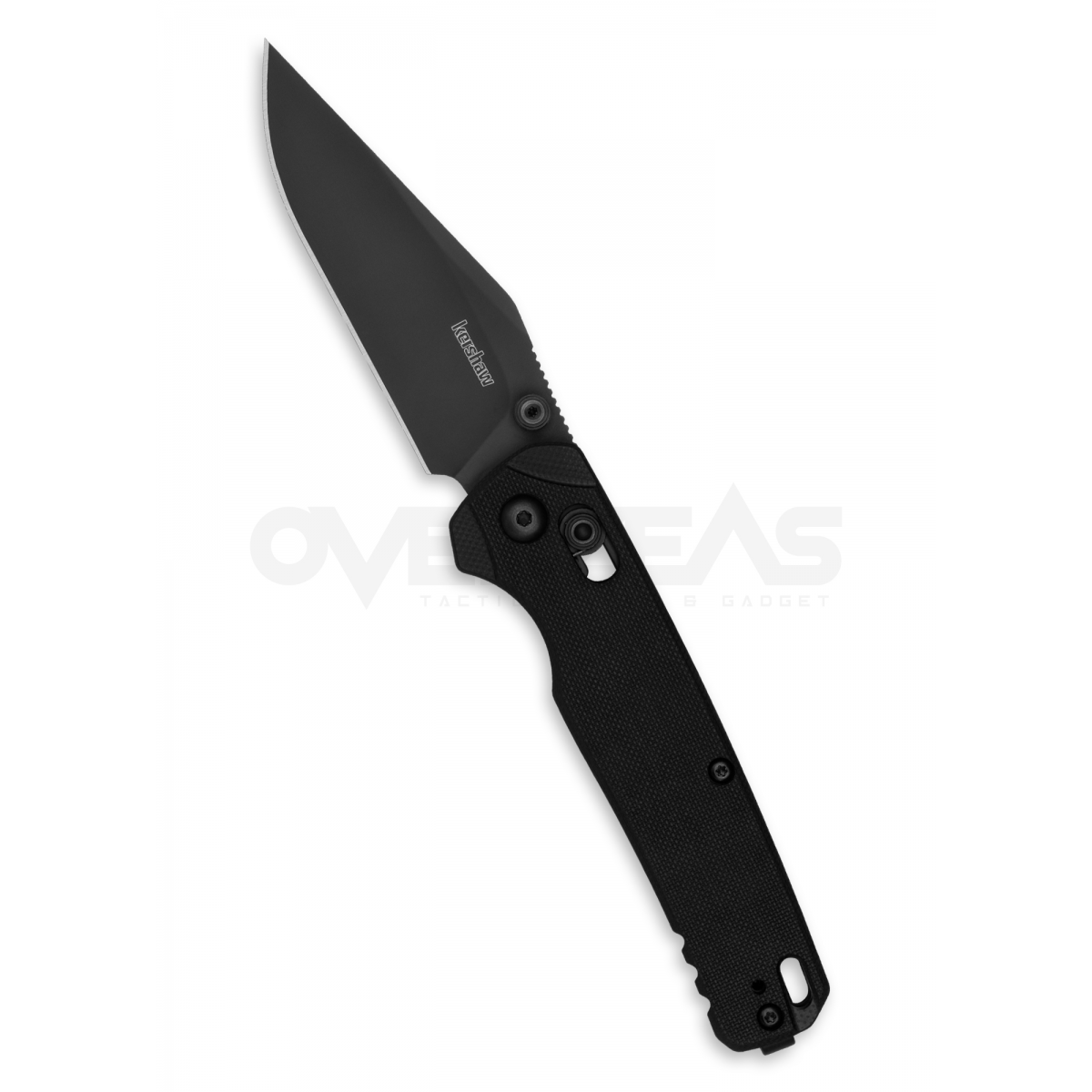 Kershaw Bel Air Clip Point DuraLock Knife Black G-10 (MAGNACUT 3.0" PVD),6106BLK