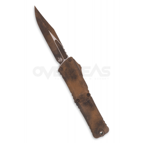 มีดออโต้ Microtech Combat Troodon Gen III ZBP Bowie OTF Knife Plague Outbreak (M390MK 4.0" Plague),1146-1PLOBS