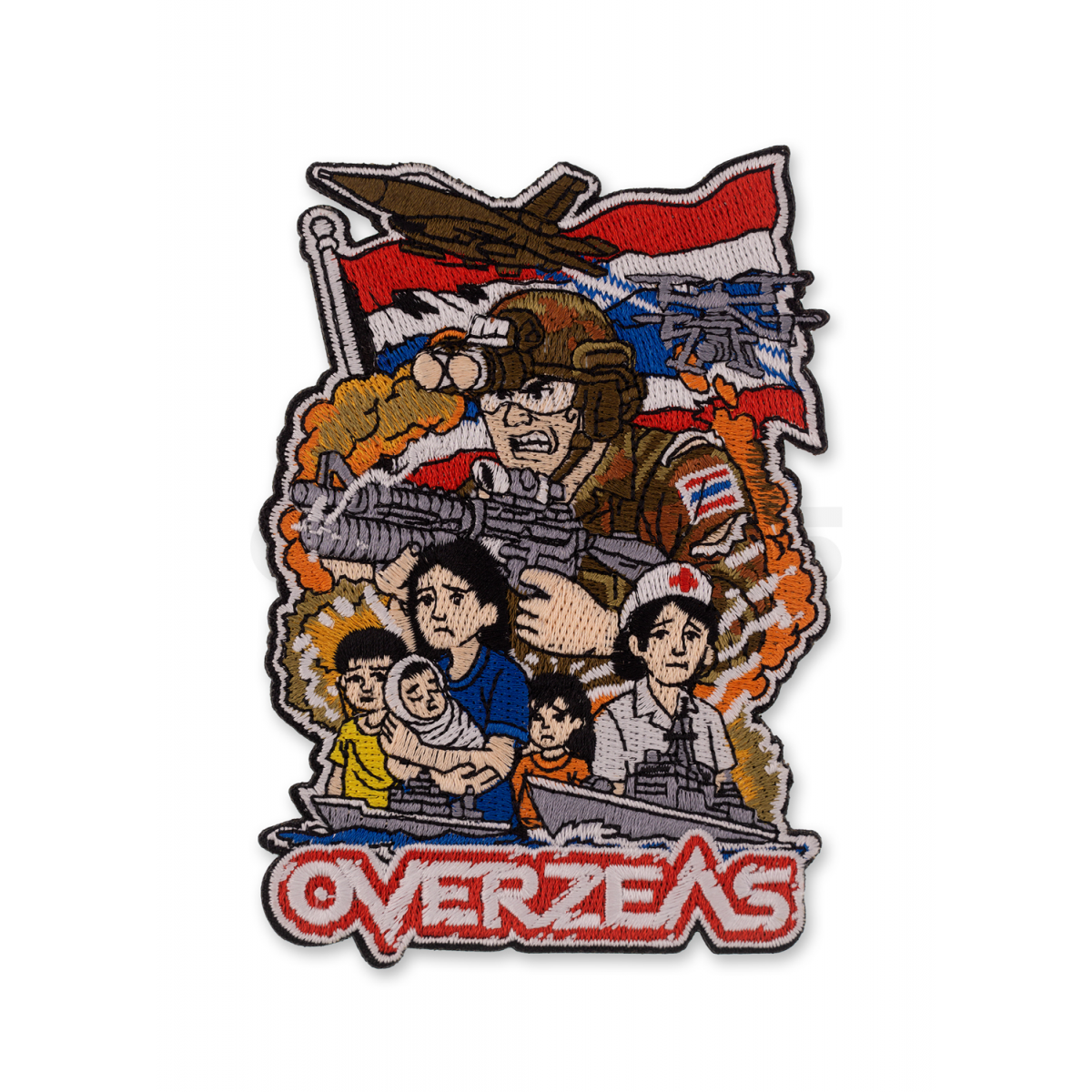 OVERZEAS Embroidery Patch V.2 "Defender",OVZPATCH_V2
