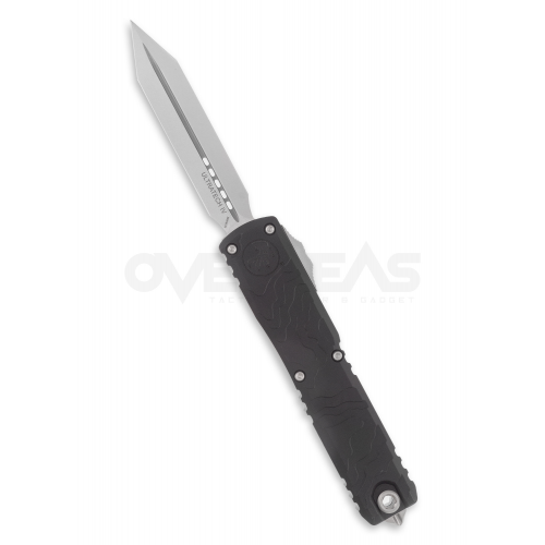 Microtech Ultratech® Spartan Gen IV Topographic Deep Engraved (M390MK 3.5" Stonewash),12234TP-10