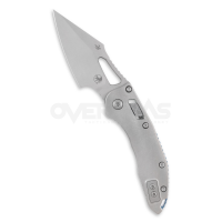 Microtech M-Stitch RAM-LOK Titanium Handle Blue Accents (M390MK 3.05" Stonewashed),169MRL-10MS2*** MARFIONE SELECT ***