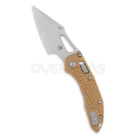 Microtech M-Stitch RAM-LOK Aluminum Tan Frag Pattern (M390MK 3.05" Stonewashed),169MRL-10FRTA